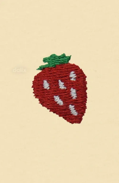 Dalix Womens Lil Strawberry Lightweight High Waisted Tee In Neutral