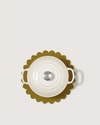 Graf & Lantz Graf Lantz Crest Merino Wool 12" Trivet In Black