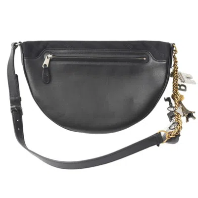 Pre-owned Balenciaga Black Canvas Leather Shoulder Bag Sling Bag ()