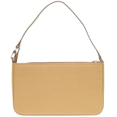 Pre-owned Burberry Beige Leather Shoulder Bag ()