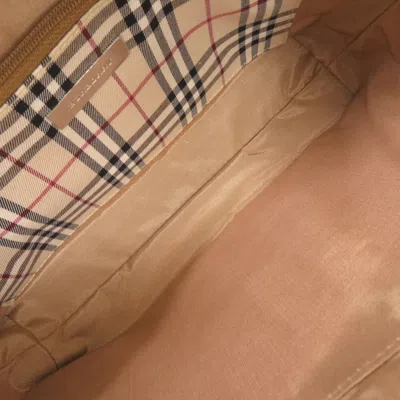 Pre-owned Burberry Beige Leather Shoulder Bag ()