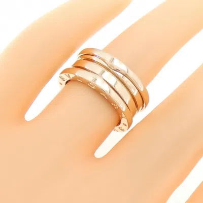 Pre-owned Bvlgari Pink Gold Pink Gold (18k) Band Ring ()
