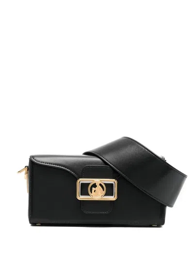 Lanvin Rectangular Smooth Nano Shoulder Bag In Black