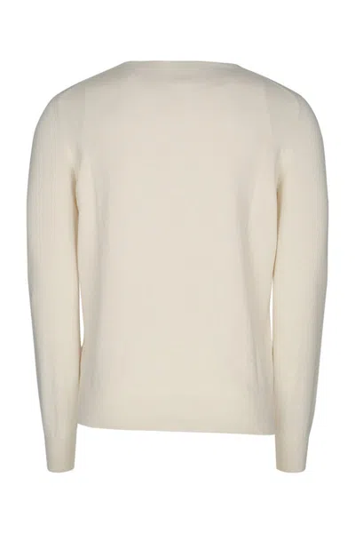 Brunello Cucinelli Crewneck Sweater In Panama Color In Neutral