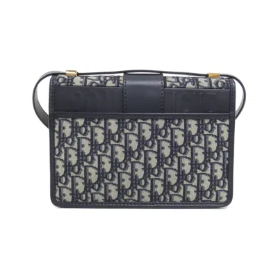 Pre-owned Dior Christian  Blue Canvas Shoulder Bag ()