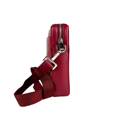 Pre-owned Dior Christian  Red Color Leather Shoulder Bag ()