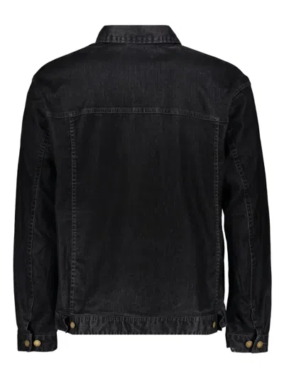 Dickies Flap-pocket Denim Jacket In Black