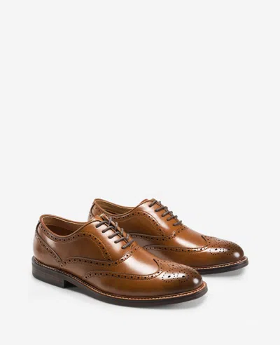 Reaction Kenneth Cole Reaction - Lance Wingtip Brogue Oxford Shoe In Brown