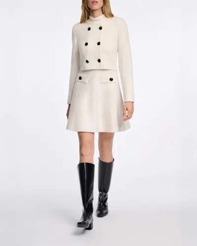 Dorothee Schumacher Double-breasted Cardigan In White