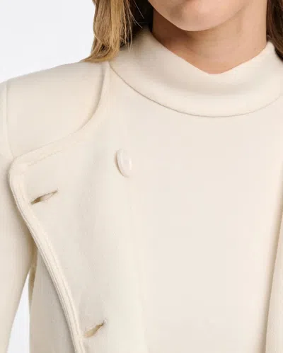 Dorothee Schumacher Double-breasted Cardigan In White