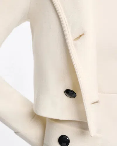 Dorothee Schumacher Double-breasted Cardigan In White