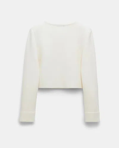 Dorothee Schumacher Double-breasted Cardigan In White