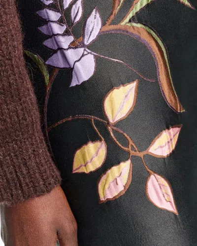 Dorothee Schumacher A-line Mini-skirt In Cloque Jacquard In Black