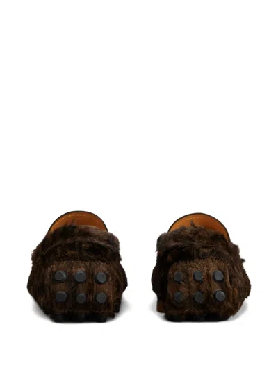 Tod's Moccasin "gommino Macro" In Black