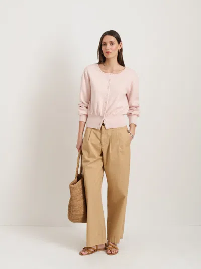 Alex Mill Louisa Cardigan In Cotton Cashmere In Brown