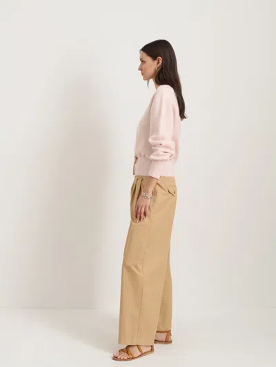 Alex Mill Louisa Cardigan In Cotton Cashmere In Brown