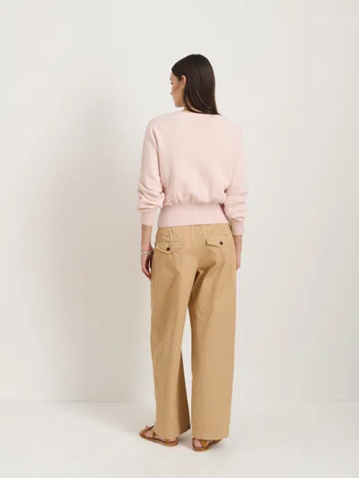 Alex Mill Louisa Cardigan In Cotton Cashmere In Brown
