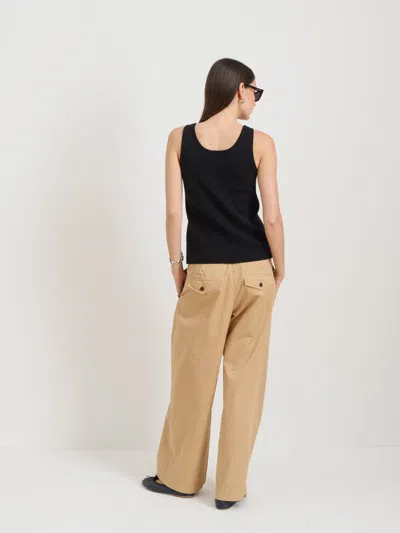 Alex Mill Louisa Vest In Cotton Cashmere In Black