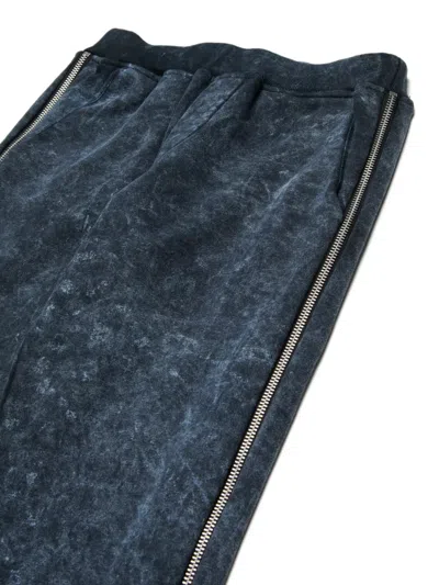 Dsquared2 Bleached-effect Trousers In Blue