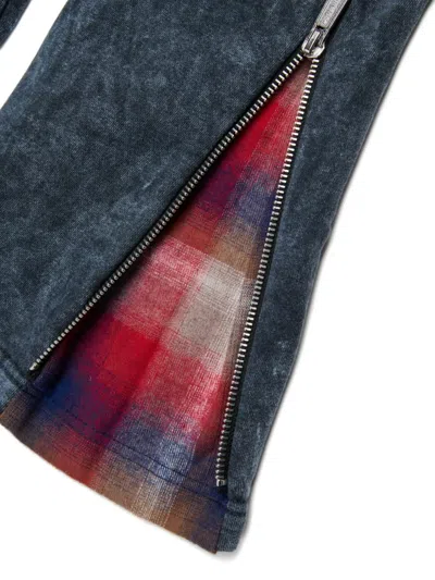 Dsquared2 Bleached-effect Trousers In Blue