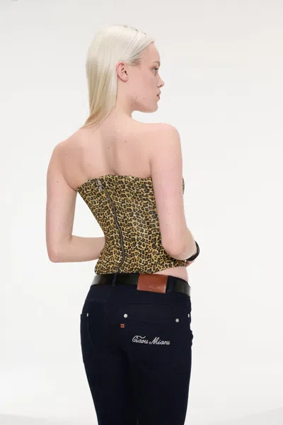 Pf25 Libra Corset In Brown