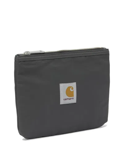 Carhartt Wip Grey Nylon Wallet