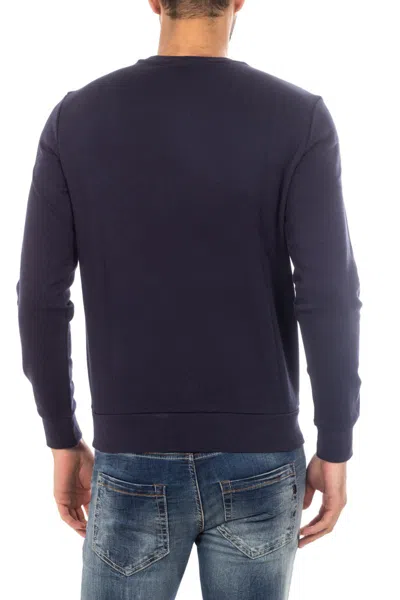 Armani Jeans Sweatshirt Hoodie In Blue