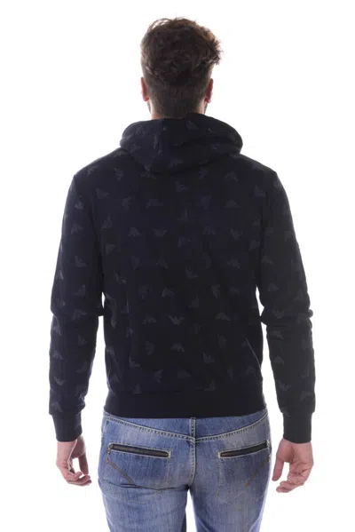 Armani Jeans Sweatshirt Hoodie In Blue