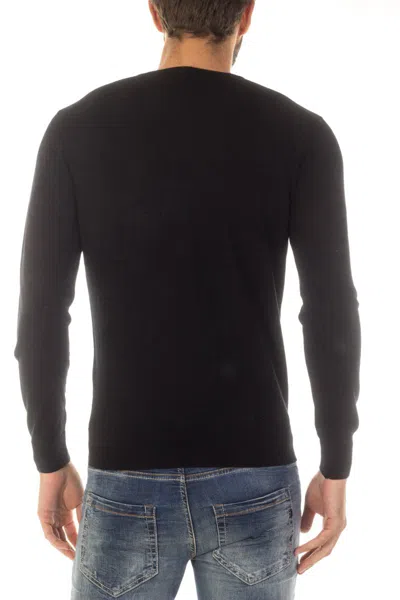 Armani Jeans Logo Pullover In Black