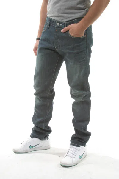 Armani Jeans Slim Cotton Jeans In Blue