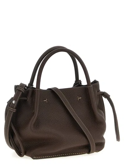 Tod's Leather Small Bucket Bags In Brown