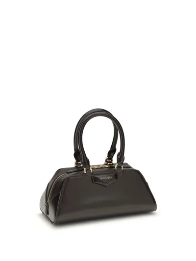 Givenchy Small Antigona East-west Box Leather Bags In Brown