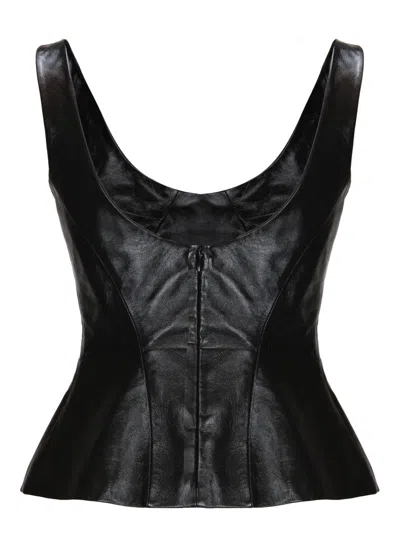 Givenchy Knot-detailed Top In Black