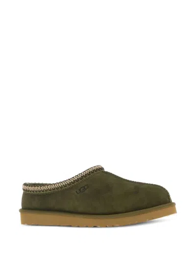 Ugg Tasman Baxter Slippers Burnt Olive In Green