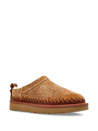 Ugg Camel Suede Classic Micro Biarritz Slippers In Brown