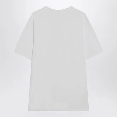 Mm6 Maison Margiela White Numeric Signature T-shirt In White