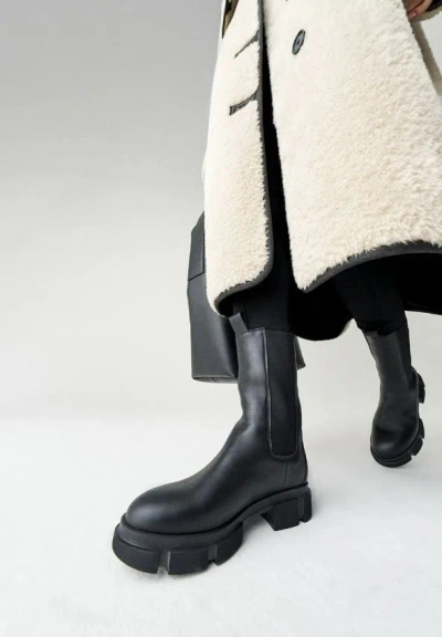 Copenhagen Elastic-panelled Lug-sole Chelsea Boots In Black