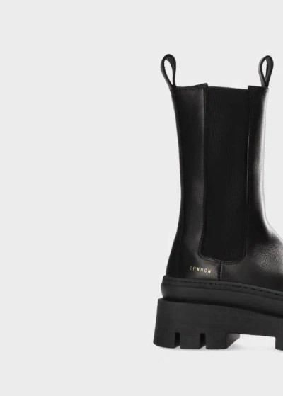 Copenhagen Elastic-panelled Lug-sole Chelsea Boots In Black
