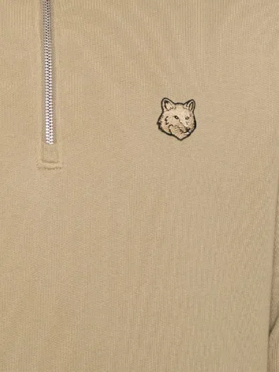 Maison Kitsuné Fox-motif Sweatshirt In Neutral