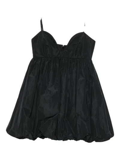 Pinko Sweetheart-neckline Mini Dress In Black