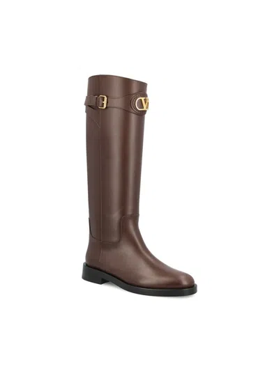 Valentino Garavani Boots In Brown