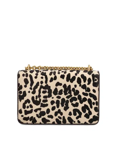 Valentino Vain Leopard-print Calf Hair Shoulder Bag In Animal Print