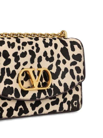 Valentino Vain Leopard-print Calf Hair Shoulder Bag In Animal Print