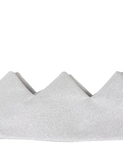 GLITTER-EMBELLISHMENT CROWN-SHAPE HEAD BAND