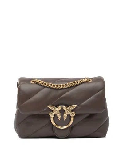 Pinko Crossbody Bags In Brown