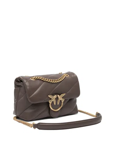 Pinko Crossbody Bags In Brown