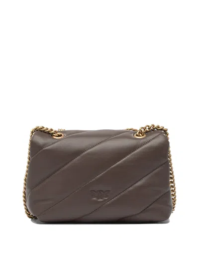 Pinko Crossbody Bags In Brown