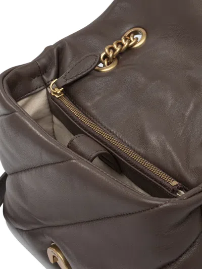 Pinko Crossbody Bags In Brown