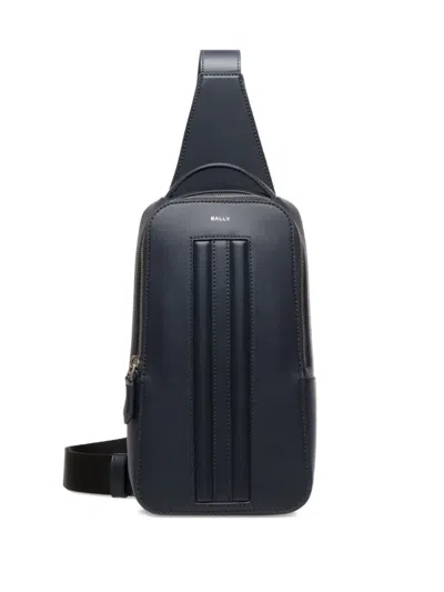 Bally Mythos Leather Top-handle Shoulder Bag In Blue