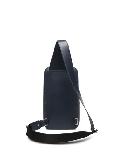 Bally Mythos Leather Top-handle Shoulder Bag In Blue